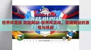 世界杯足球 竞猜网站-世界杯足球，竞猜网站的激情与挑战