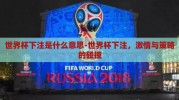 世界杯下注是什么意思-世界杯下注，激情与策略的碰撞
