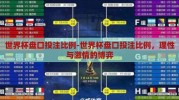 世界杯盘口投注比例-世界杯盘口投注比例，理性与激情的博弈