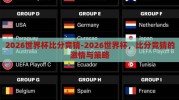 2026世界杯比分竞猜-2026世界杯，比分竞猜的激情与策略