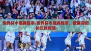 世界杯小组赛胜率-世界杯小组赛胜率，数据背后的足球智慧