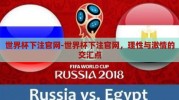 世界杯下注官网-世界杯下注官网，理性与激情的交汇点