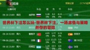 世界杯下注怎么玩-世界杯下注，一场激情与策略并存的冒险