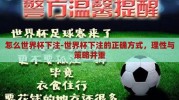 怎么世界杯下注-世界杯下注的正确方式，理性与策略并重