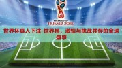 世界杯真人下注-世界杯，激情与挑战并存的全球盛事