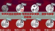 世界杯足彩竞猜赔-世界杯足彩竞猜，激情与策略的碰撞
