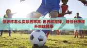 世界杯怎么买球胜率高-世界杯足球，理性分析提升购球胜率