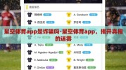 星空体育app是诈骗吗-星空体育app，揭开真相的迷雾