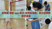 世界杯 竞猜 app 积分-世界杯竞猜，积分狂欢的数字盛宴
