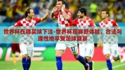 世界杯在哪买球下注-世界杯观赛新体验，合法与理性地享受足球盛宴