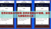 世界杯竞猜APP官网-世界杯竞猜APP官网，娱乐与激情的交汇点