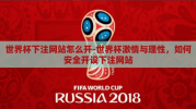 世界杯下注网站怎么开-世界杯激情与理性，如何安全开设下注网站