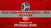 世界杯下注网站-世界杯激情与理性下注，探索合法安全的选择