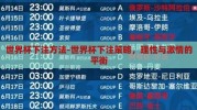 世界杯下注方法-世界杯下注策略，理性与激情的平衡