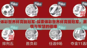 体彩世界杯竞猜冠军-探索体彩世界杯竞猜冠军，激情与智慧的碰撞