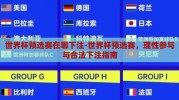 世界杯预选赛在哪下注-世界杯预选赛，理性参与与合法下注指南