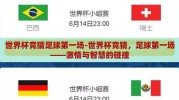 世界杯竞猜足球第一场-世界杯竞猜，足球第一场——激情与智慧的碰撞