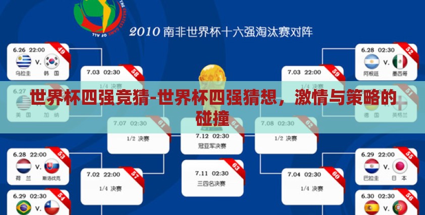 世界杯四强竞猜-世界杯四强猜想，激情与策略的碰撞