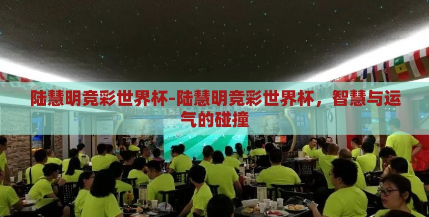 陆慧明竞彩世界杯-陆慧明竞彩世界杯,智慧与运气的碰撞 陆慧明竞彩世界杯-陆慧明竞彩世界杯,智慧与运气的碰撞