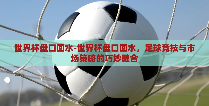 世界杯盘口回水-世界杯盘口回水，足球竞技与市场策略的巧妙融合