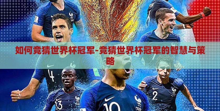 如何竞猜世界杯冠军-竞猜世界杯冠军的智慧与策略 如何竞猜世界杯冠军-竞猜世界杯冠军的智慧与策略